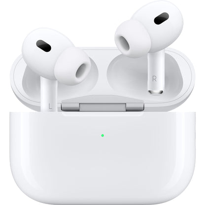 Apple AirPods Pro (2023 2ª generación), Conexión USB-C, Inalámbricos, Bluetooth®️, Estuche de carga inalámbrica, Chip H2, Siri, Blanco