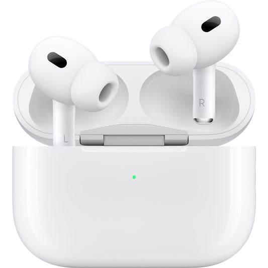 Apple AirPods Pro (2023 2ª gen), Conexión USB-C, Inalámbricos, Bluetooth®️, Estuche de carga inalámbrica, Chip H2, Siri, Blanco