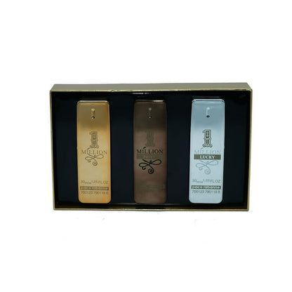 Set Fragancias Caballero Paco Rabanne One Million 3 Piezas Paco Rabanne Set Paco Rabanne One Milion