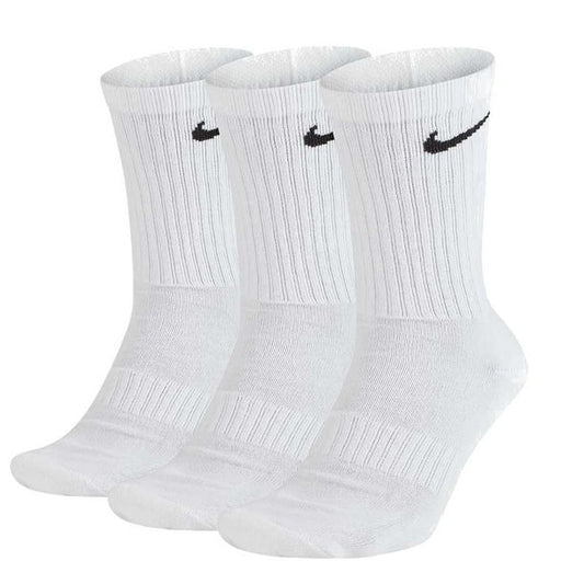 Calcetas Nike 3PAR Everyday Crew Cushion UNISEX SX7664-100 blanco L Nike SX7664-100 3PAR EVERYDAY CREW